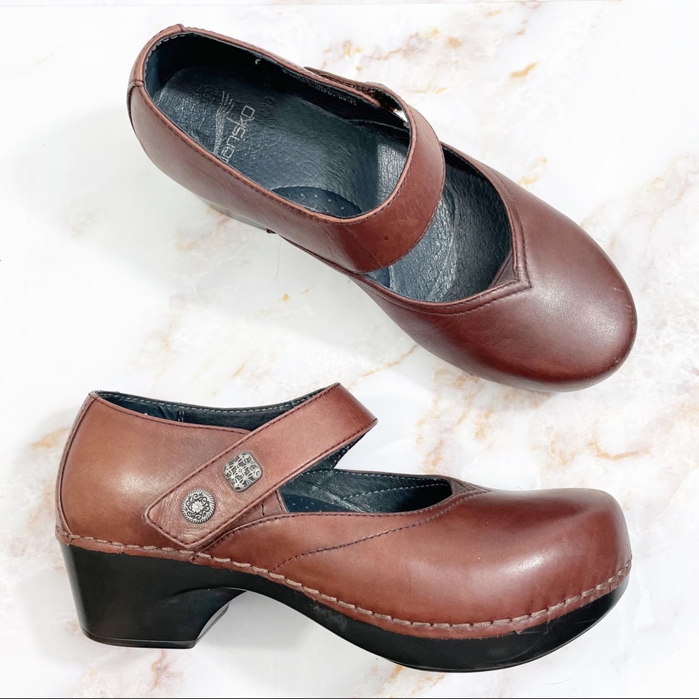 DANSKO Tandy Mary Jane Comfort Clog Shoes Size 36